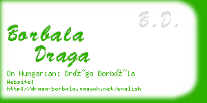 borbala draga business card